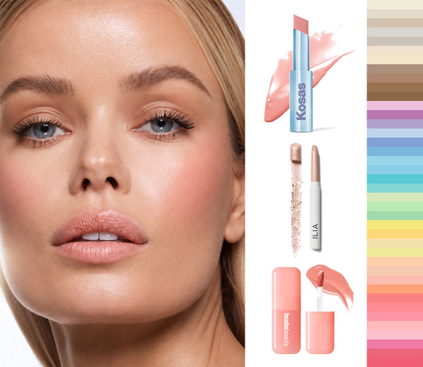 true spring palette with names and evocative imagery
