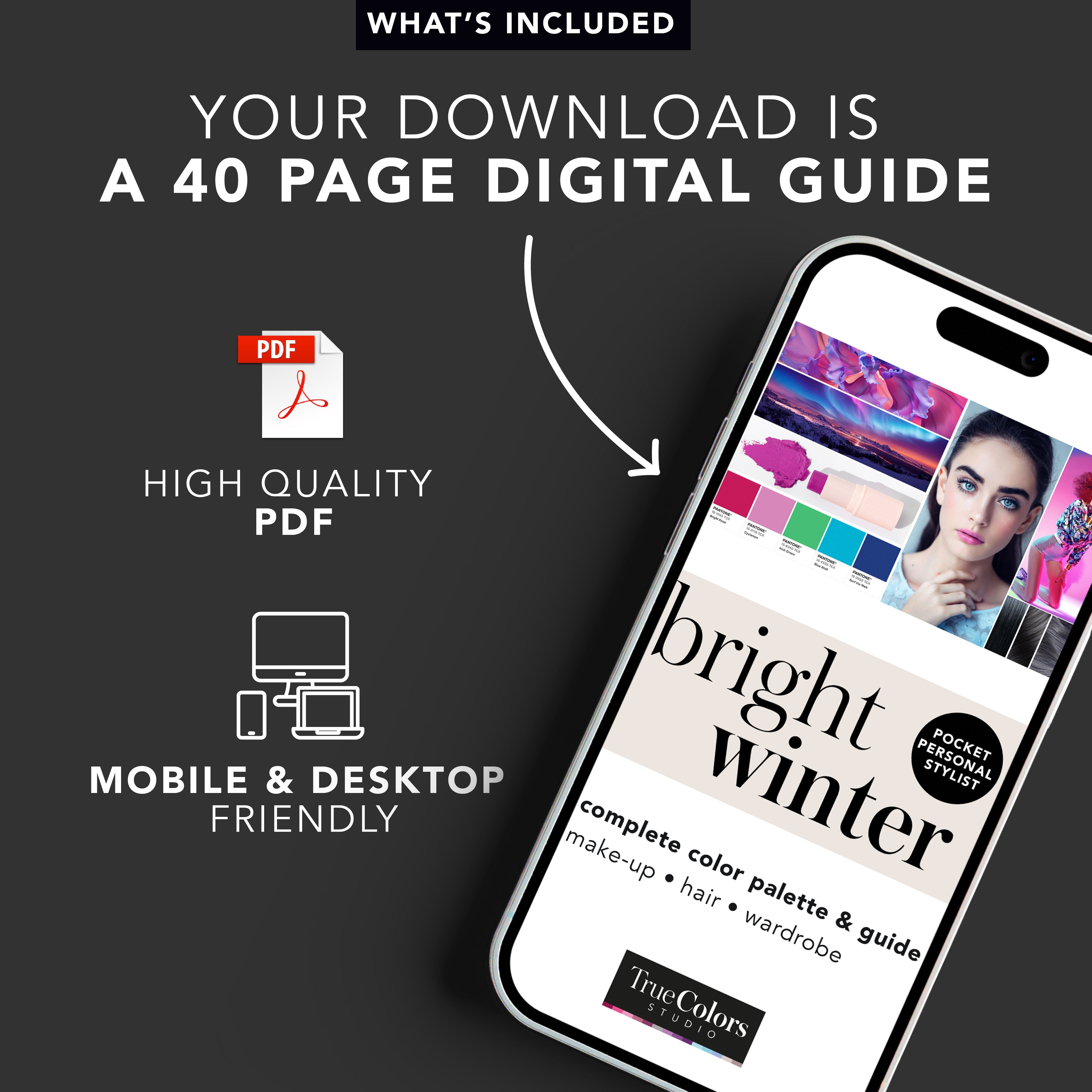 Bright Winter Season Color Analysis Guide