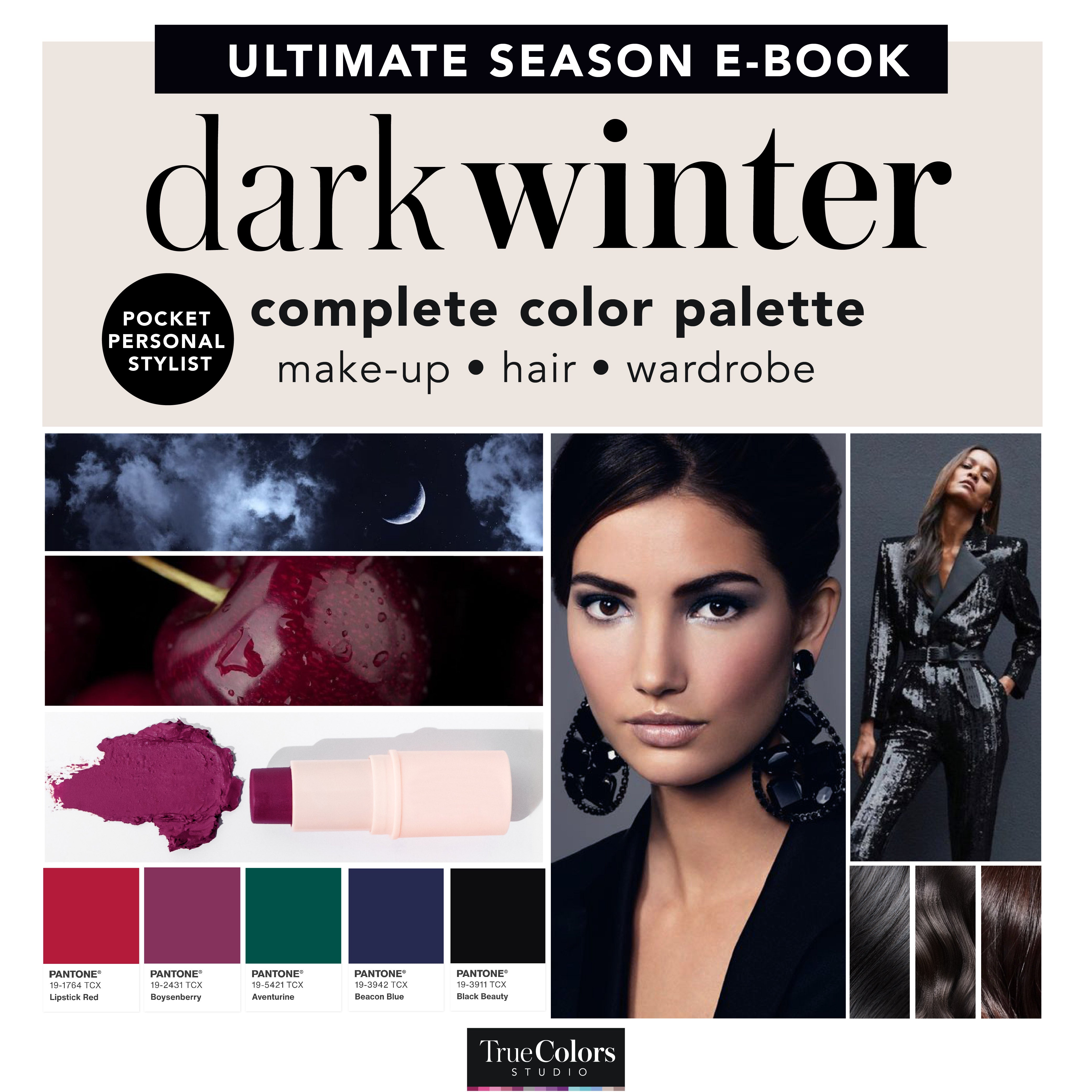 Dark Winter Season Color Analysis Guide