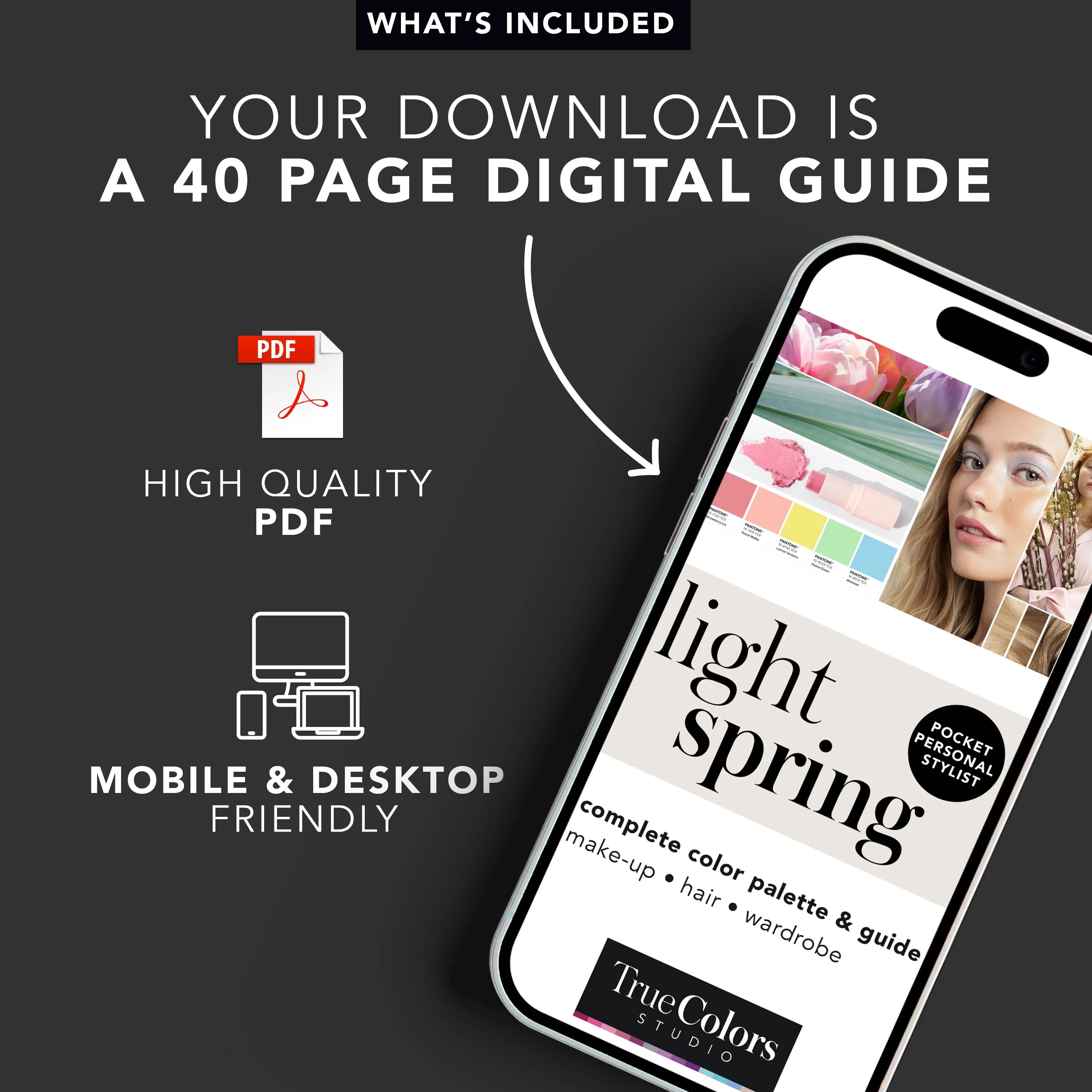 Light Spring Season Color Analysis Guide