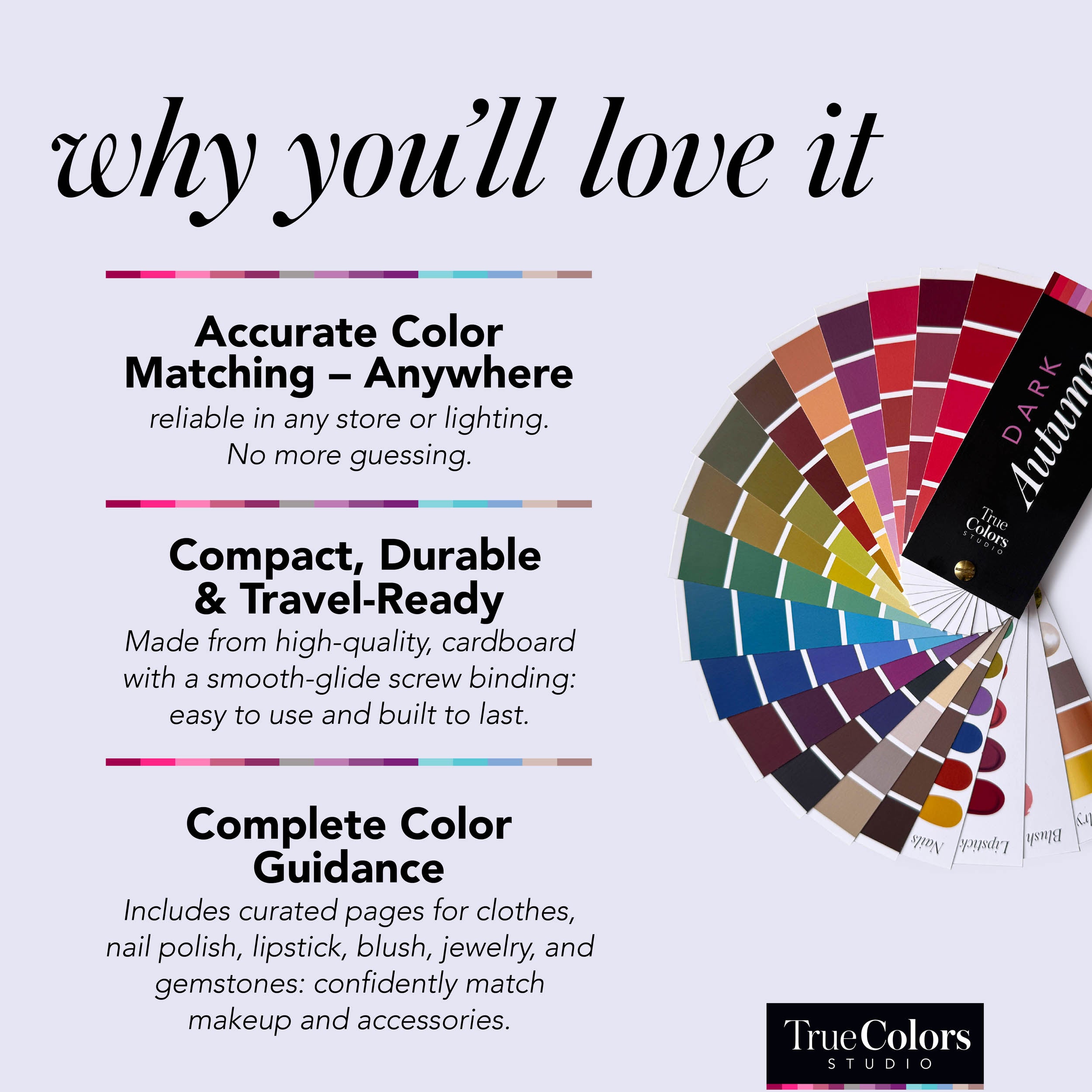 Bright Spring Color Palette Fan For Shopping