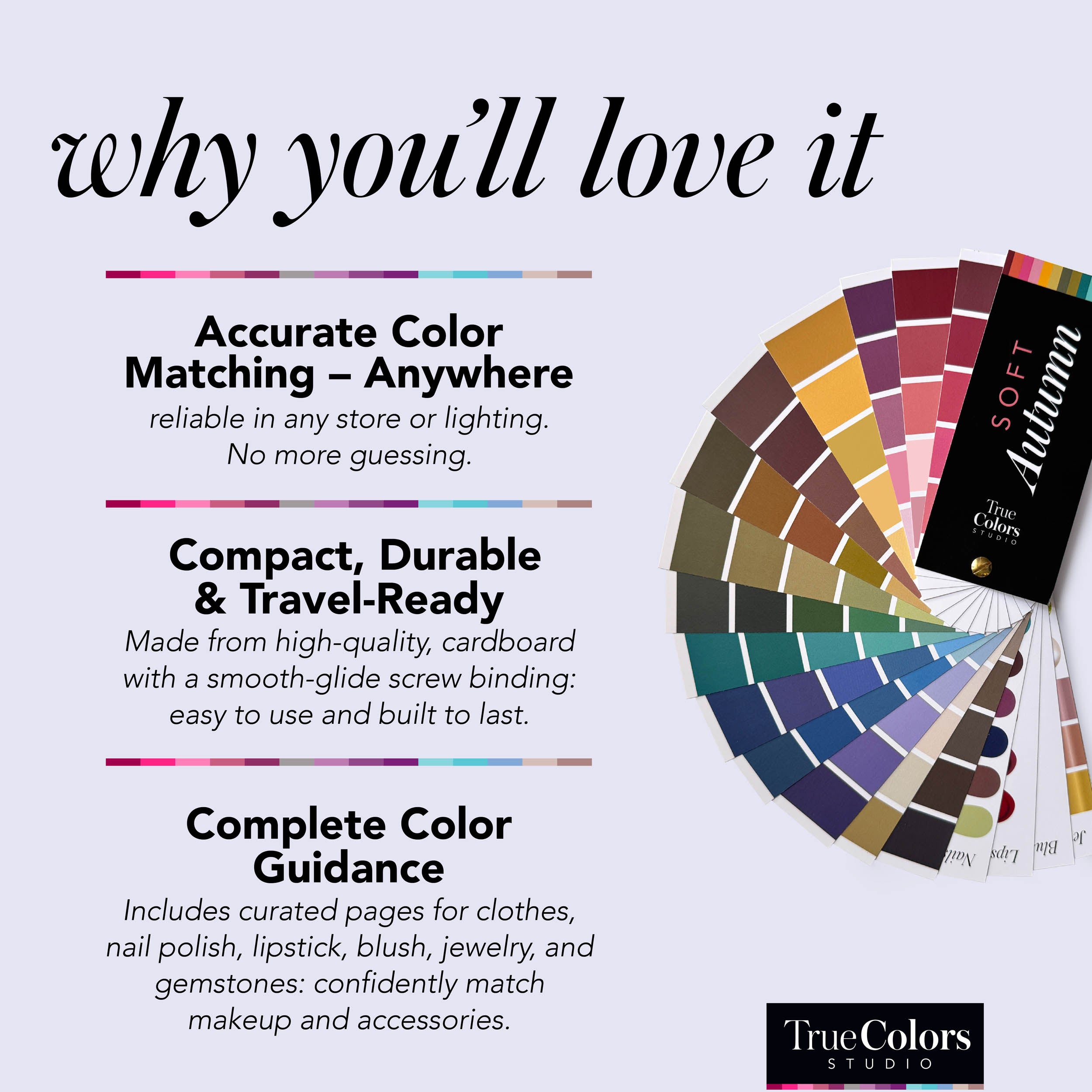 Soft Autumn Color Palette Fan For Shopping