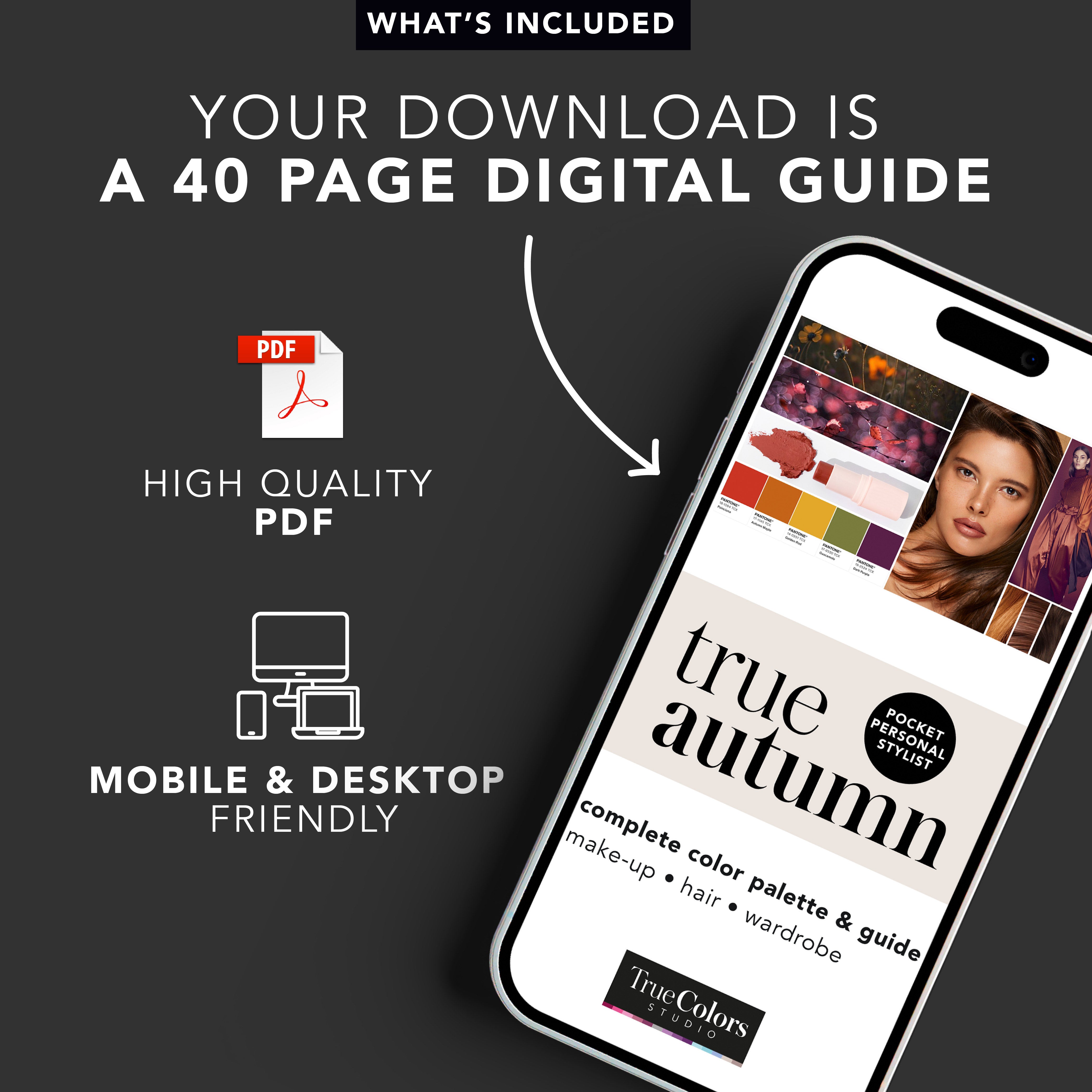 True Autumn Season Color Analysis Guide