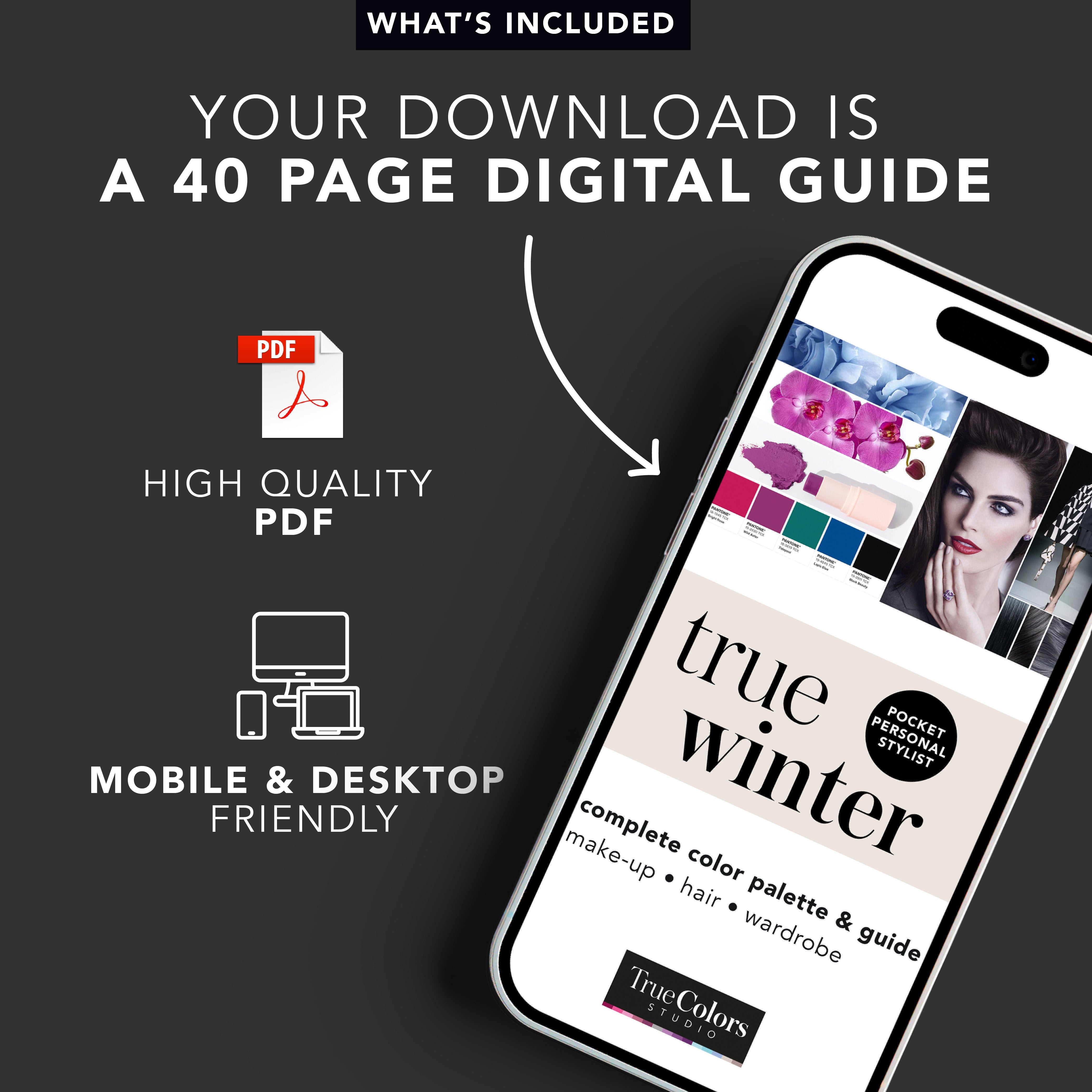 True Winter Season Color Analysis Guide